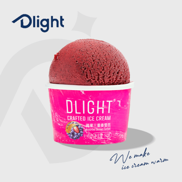 Dlight Fun Cup-Assorted Berries Sorbet